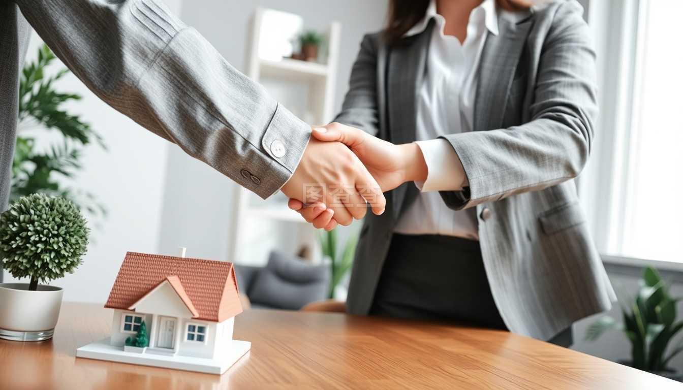 專業握手 地產代理與客戶溝通信任的橋梁
